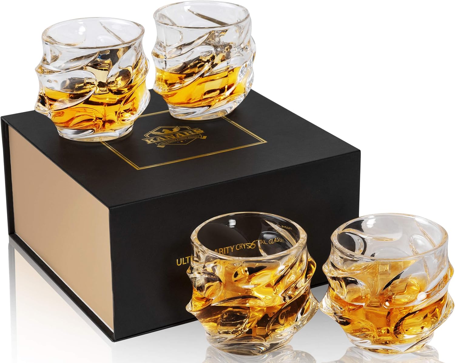 KANARS Emperor Crystal Rocks Glasses
